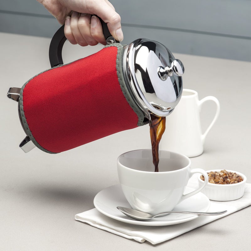 Zeal 8 Cup Cafetiere Insulated Jacket â€“ Red - Image 3